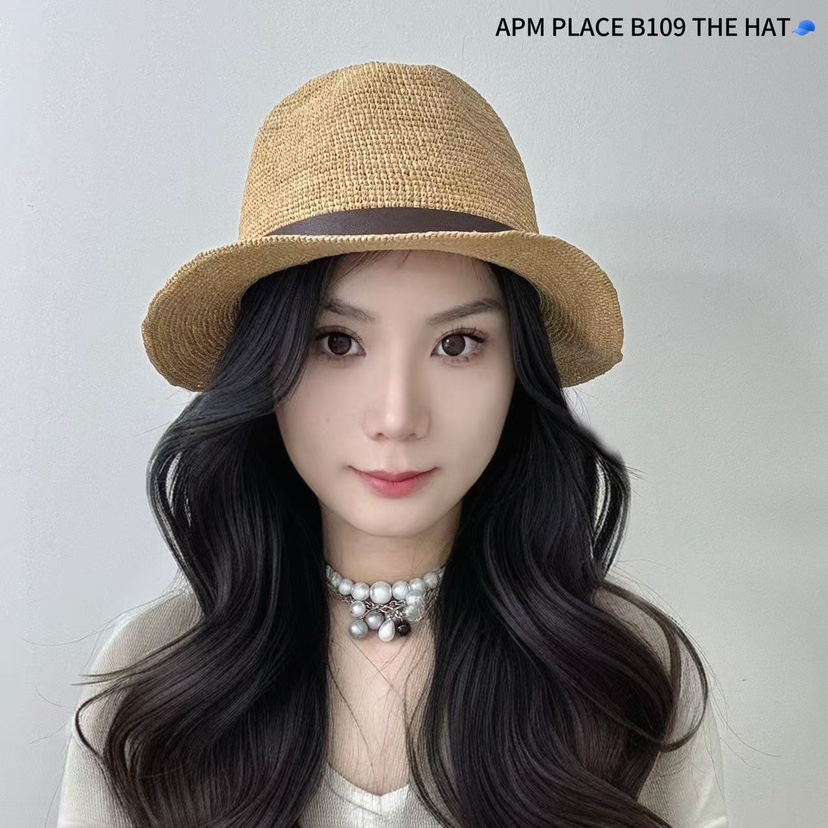 THE HAT-P韓國㊣直郵東大門代購女裝新款25春夏人氣帽子腰帶THE HAT帽子圖色2