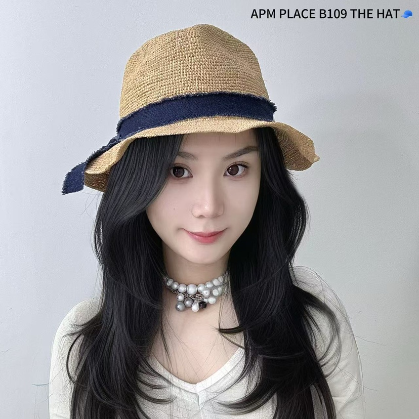 THE HAT-P韓國直郵㊣女裝新款休閑推薦人氣時尚熱賣帽子綁帶THE HAT帽子圖色2