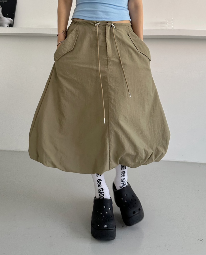BYRING直郵韓國代購㊣女裝新品25春夏熱賣時尚半身裙中短裙BYRING半身裙/中短裙