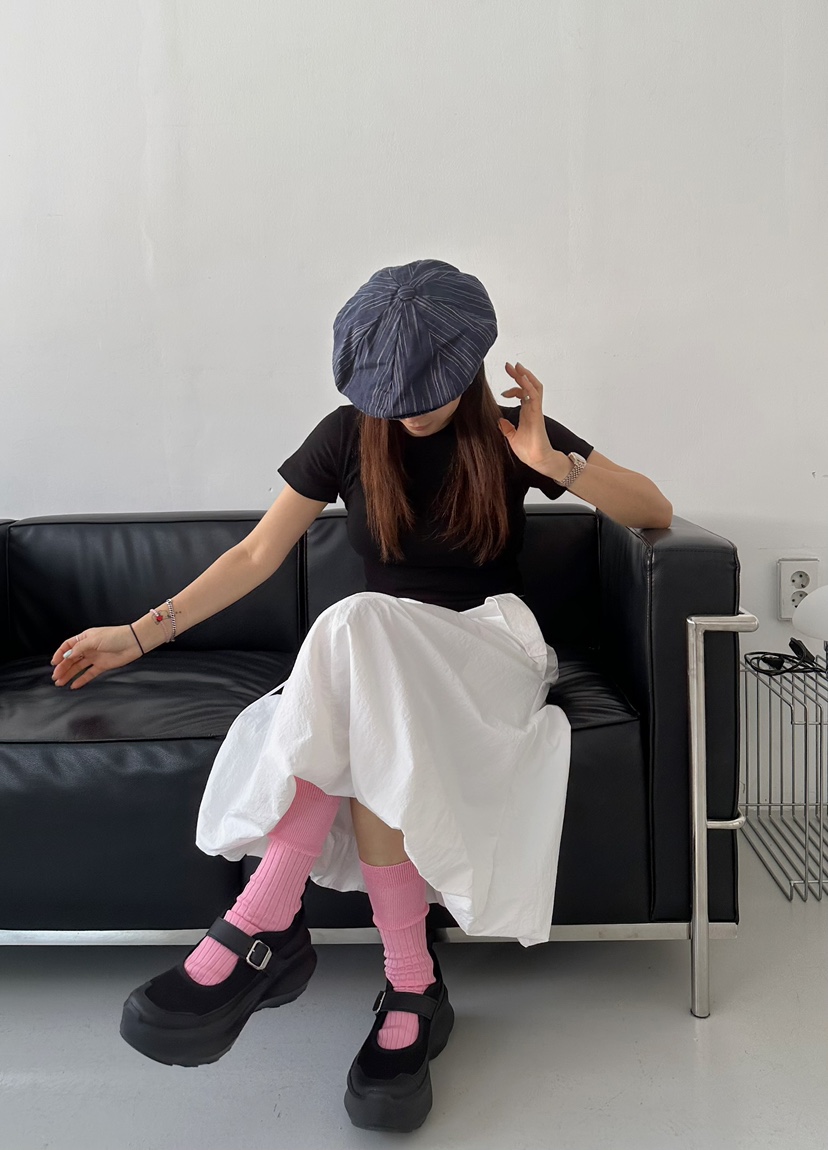 BYRING直郵韓國代購㊣女裝新品25春夏熱賣時尚半身裙中短裙BYRING半身裙/中短裙