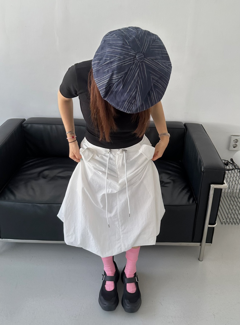 BYRING直郵韓國代購㊣女裝新品25春夏熱賣時尚半身裙中短裙BYRING半身裙/中短裙