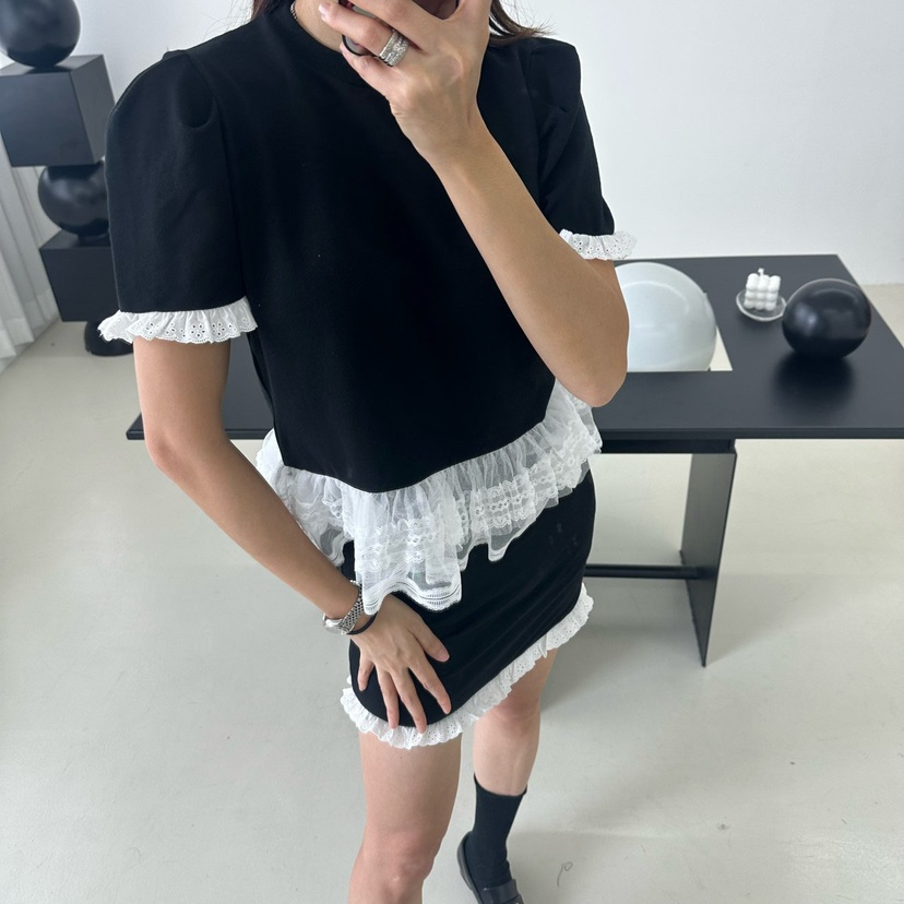 MABEL-Q直郵韓國代購㊣女裝新品時尚熱賣推薦人氣25春夏T恤SOUIT by mabel-QT恤