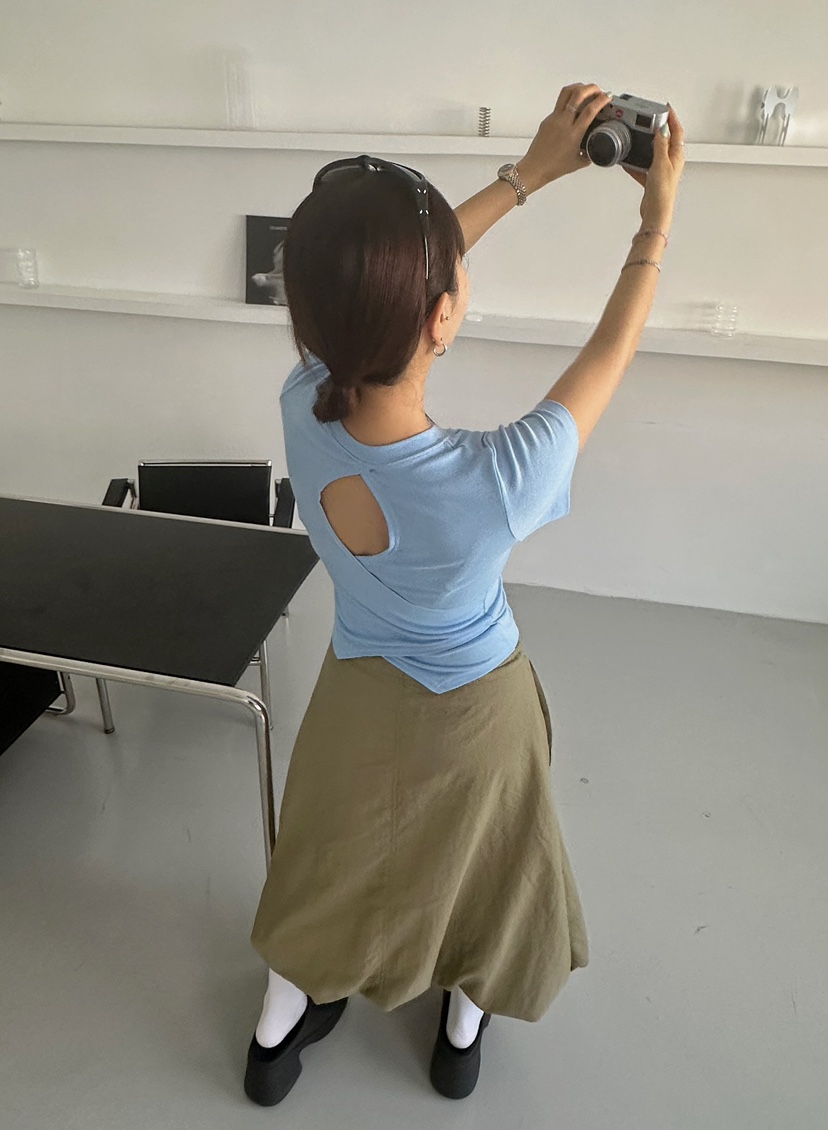 BYRING韓國㊣直郵東大門代購女裝新品25春夏休閑人氣時尚T恤BYRINGT恤