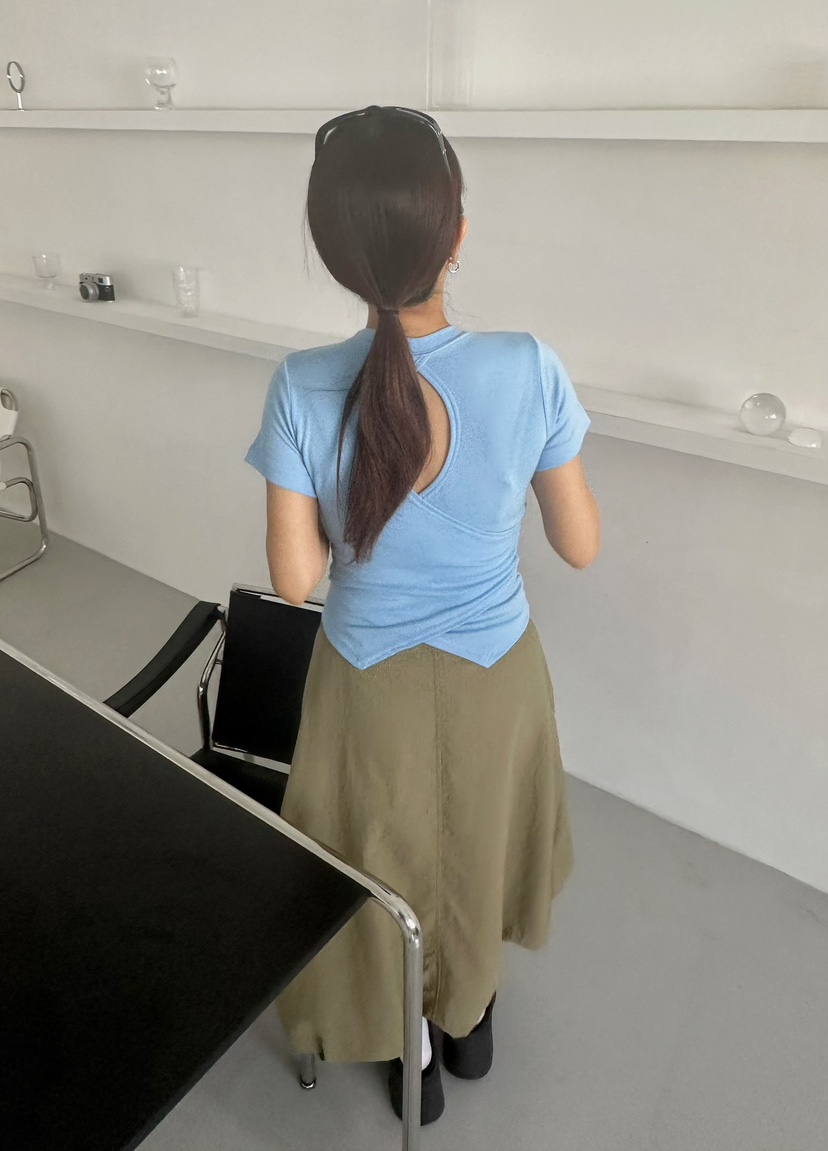 BYRING韓國㊣直郵東大門代購女裝新品25春夏休閑人氣時尚T恤BYRINGT恤
