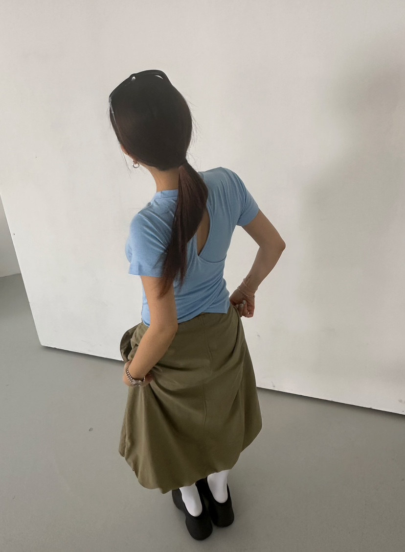 BYRING韓國㊣直郵東大門代購女裝新品25春夏休閑人氣時尚T恤BYRINGT恤