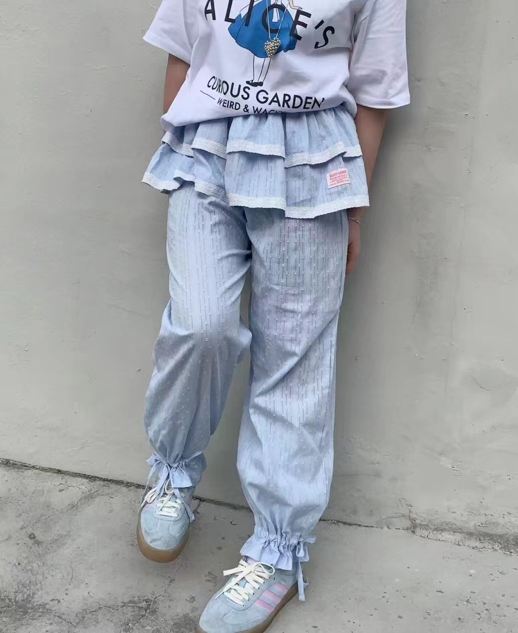 L V C直郵韓國代購㊣女裝新品25春夏時尚推薦休閑熱賣休閑褲L_V_C休閑褲