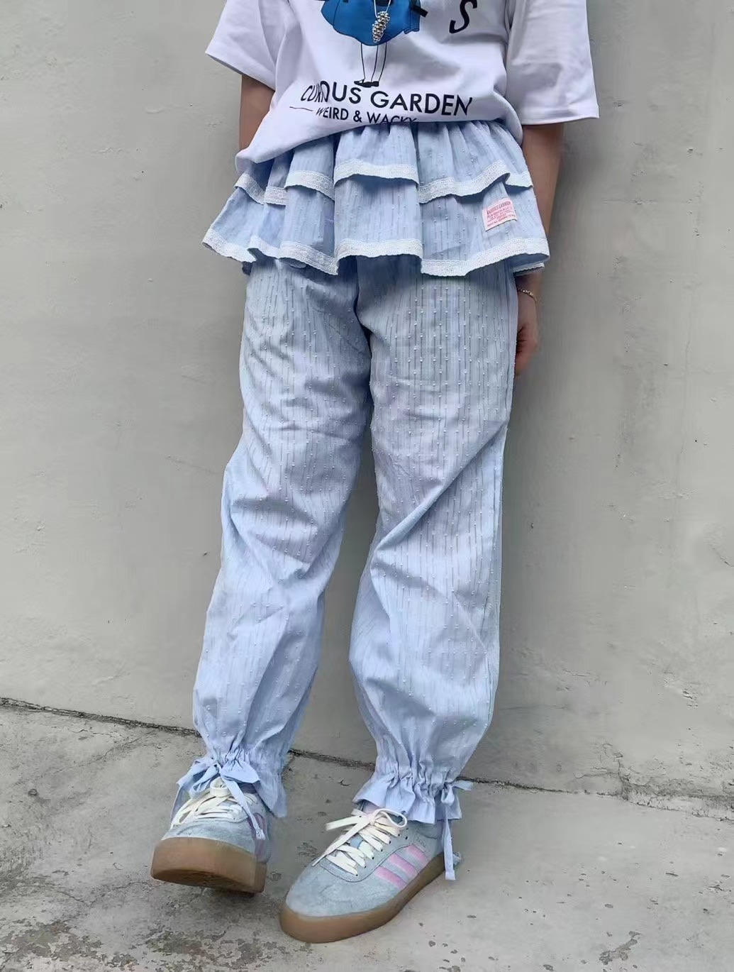 L V C直郵韓國代購㊣女裝新品25春夏時尚推薦休閑熱賣休閑褲L_V_C休閑褲