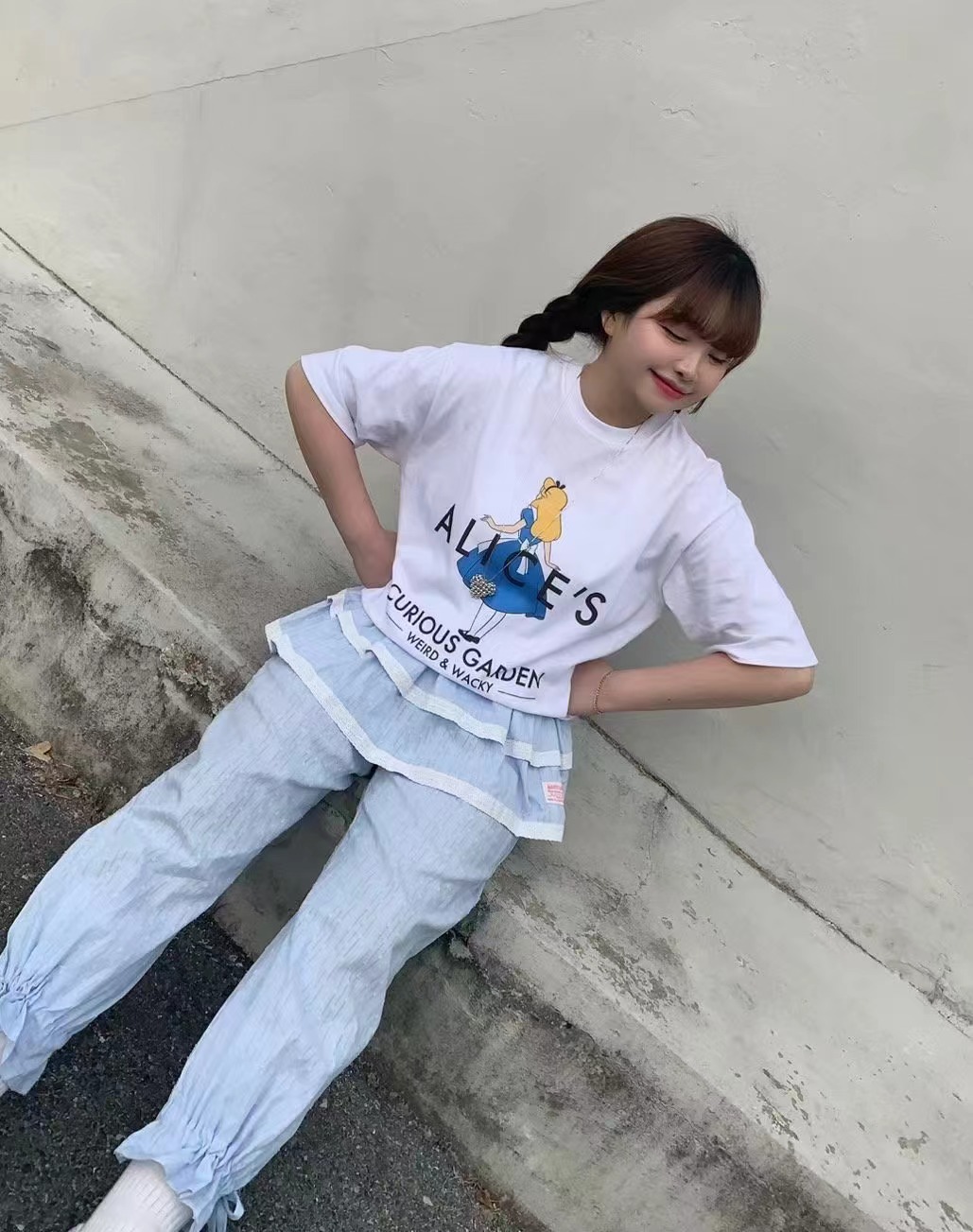 L V C直郵韓國代購㊣女裝新品25春夏時尚推薦休閑熱賣休閑褲L_V_C休閑褲