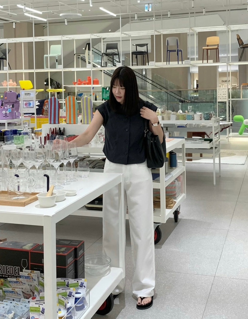 COURGETTE直郵韓國代購㊣女裝新款人氣時尚熱賣推薦襯衫蕾絲衫COURGETTE襯衫/蕾絲衫