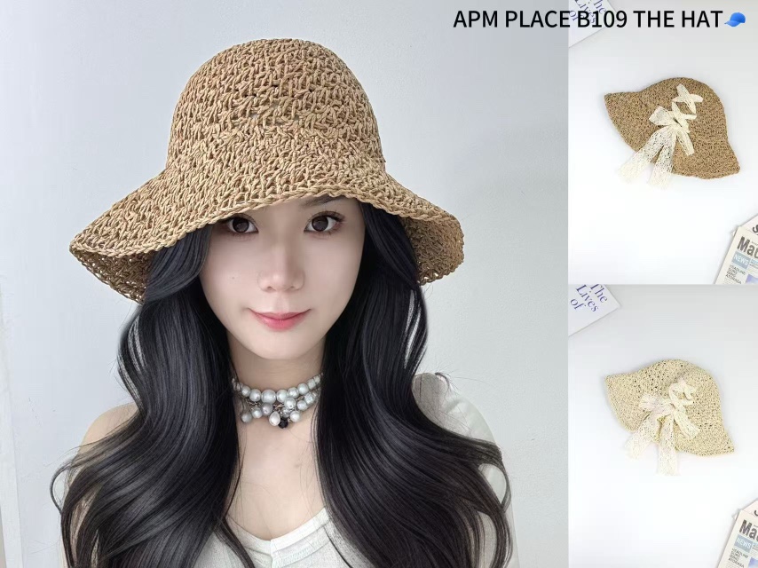 THE HAT-P韓國直郵㊣女裝新品熱賣休閑時尚25春夏帽子蕾絲THE HAT帽子