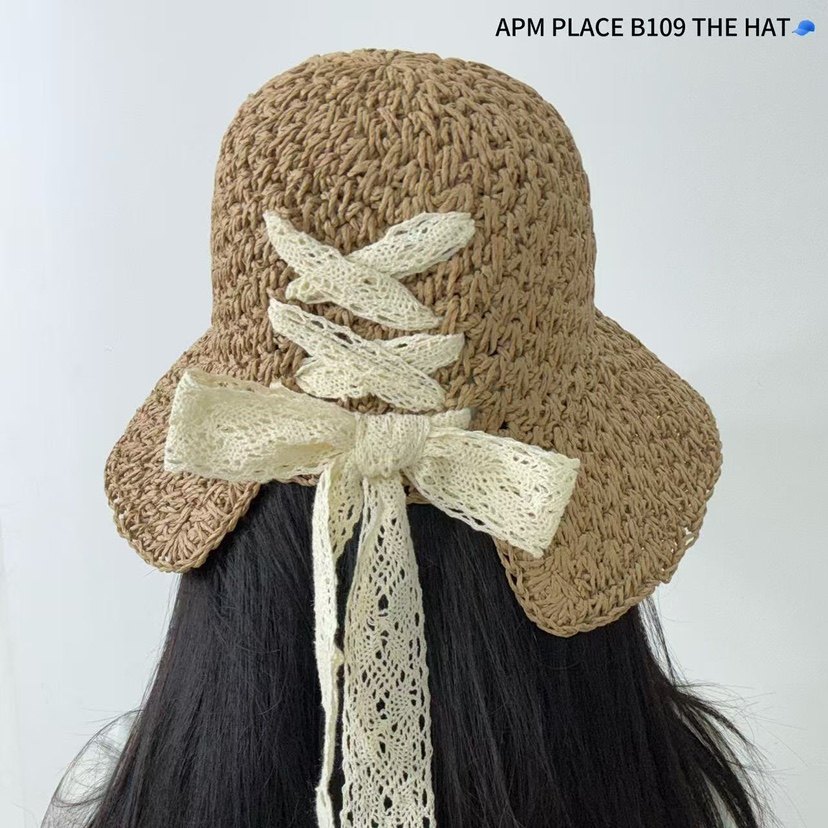 THE HAT-P韓國直郵㊣女裝新品熱賣休閑時尚25春夏帽子蕾絲THE HAT帽子