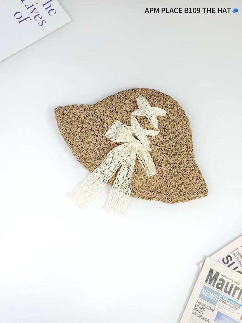 THE HAT-P韓國直郵㊣女裝新品熱賣休閑時尚25春夏帽子蕾絲THE HAT帽子