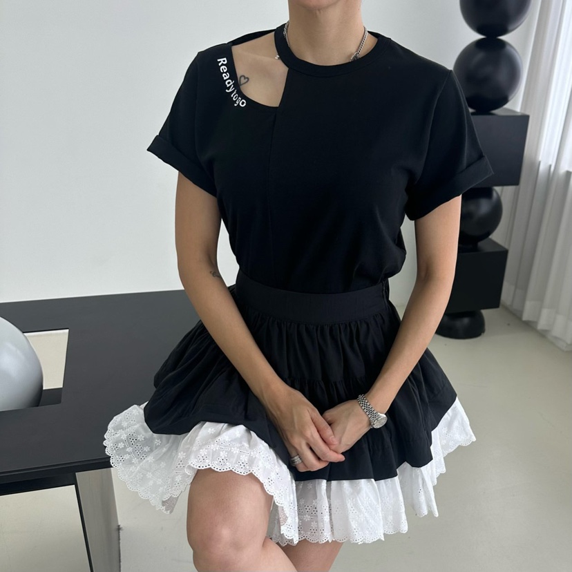 MABEL-Q韓國直郵㊣女裝新品25春夏時尚熱賣休閑人氣推薦T恤SOUIT by mabel-QT恤