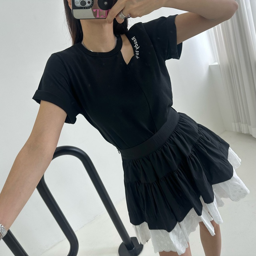 MABEL-Q韓國直郵㊣女裝新品25春夏時尚熱賣休閑人氣推薦T恤SOUIT by mabel-QT恤