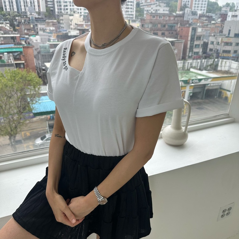MABEL-Q韓國直郵㊣女裝新品25春夏時尚熱賣休閑人氣推薦T恤SOUIT by mabel-QT恤