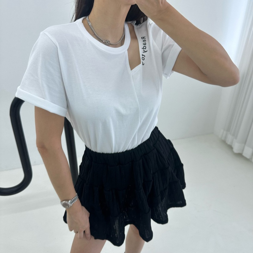 MABEL-Q韓國直郵㊣女裝新品25春夏時尚熱賣休閑人氣推薦T恤SOUIT by mabel-QT恤