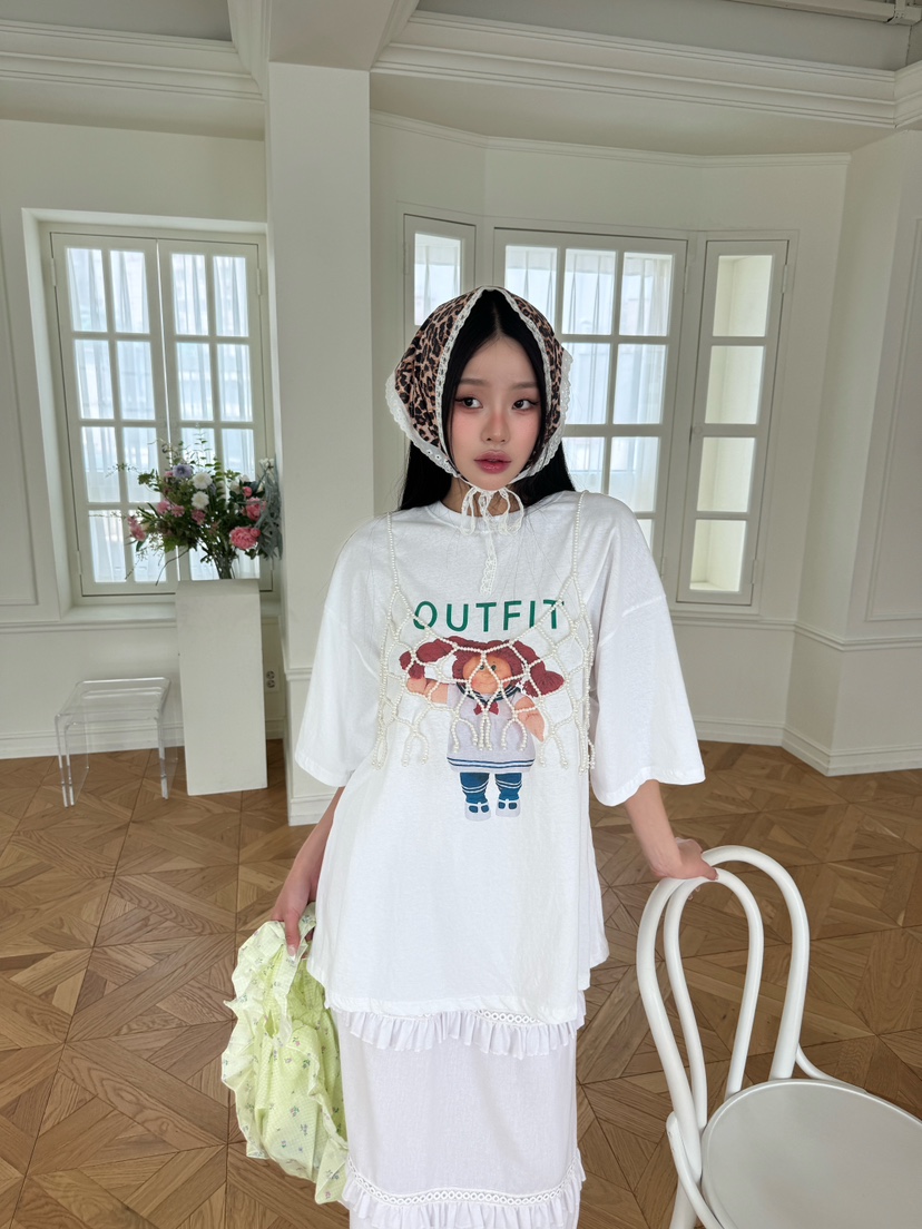 MAISONDEGLORY直郵韓國代購㊣女裝新款時尚推薦25春夏人氣T恤MAISON DE GLORYT恤