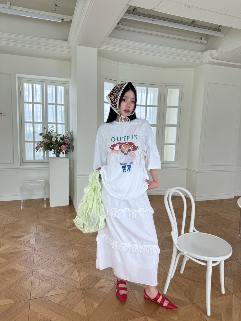 MAISONDEGLORY直郵韓國代購㊣女裝新款時尚推薦25春夏人氣T恤MAISON DE GLORYT恤