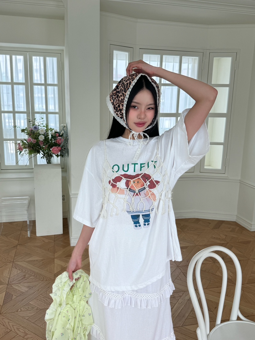 MAISONDEGLORY直郵韓國代購㊣女裝新款時尚推薦25春夏人氣T恤MAISON DE GLORYT恤