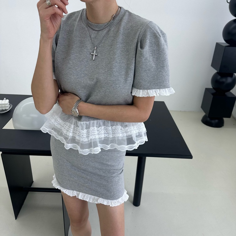 MABEL-Q直郵韓國代購㊣女裝新款熱賣休閑人氣25春夏時尚短裙SOUIT by mabel-Q短裙
