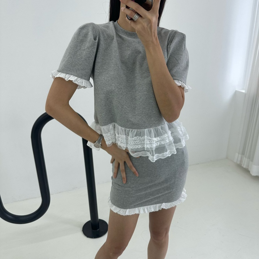 MABEL-Q直郵韓國代購㊣女裝新款熱賣休閑人氣25春夏時尚短裙SOUIT by mabel-Q短裙