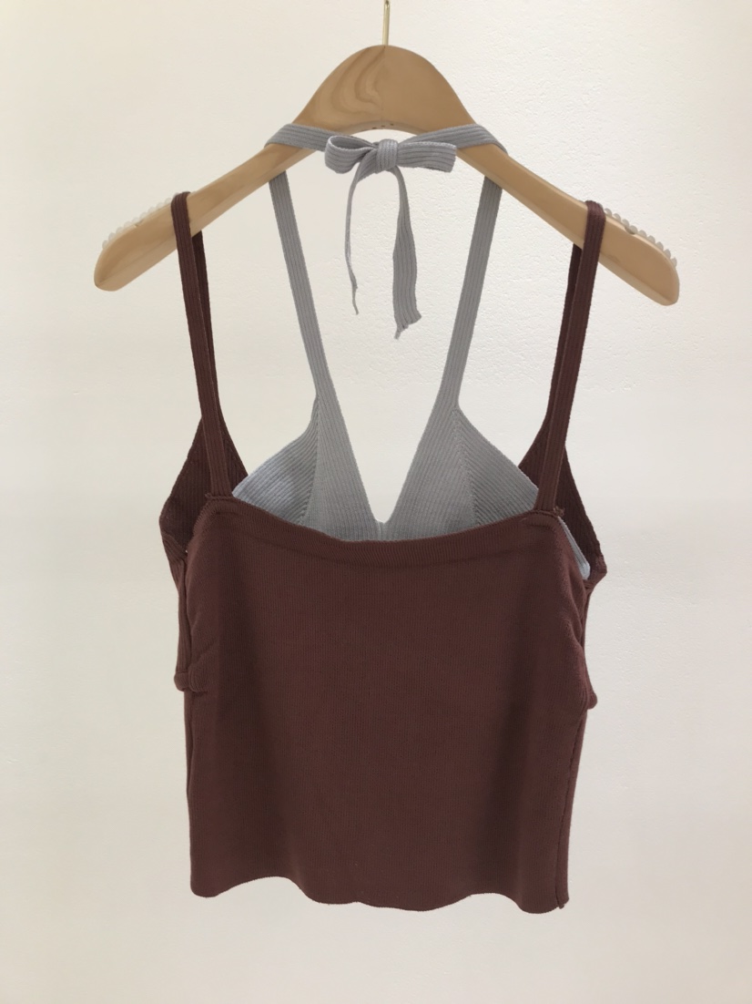 KC MARKET直郵韓國代購㊣女裝新品25春夏休閑時尚吊帶背心空吊帶/背心