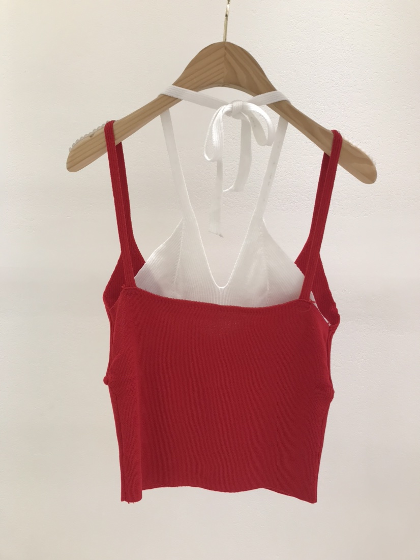 KC MARKET直郵韓國代購㊣女裝新品25春夏休閑時尚吊帶背心空吊帶/背心