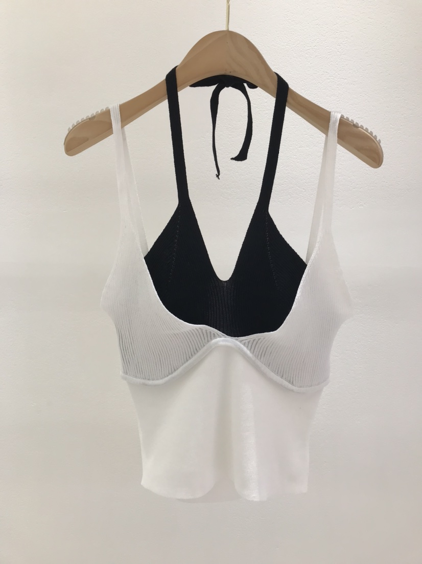 KC MARKET直郵韓國代購㊣女裝新品25春夏休閑時尚吊帶背心空吊帶/背心
