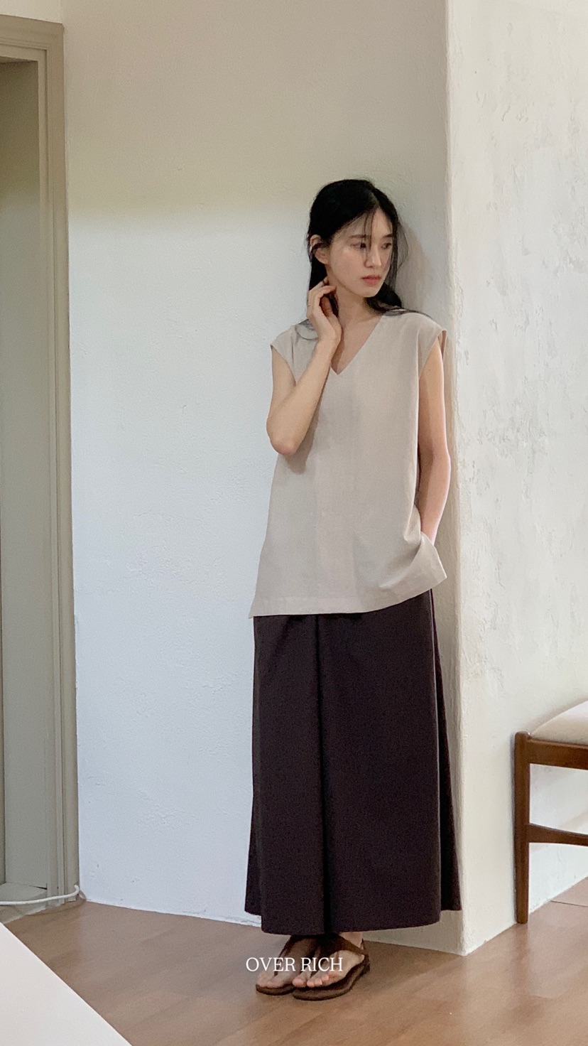 OVER RICH韓國㊣直郵東大門代購女裝新品休閑25春夏休閑褲OVER RICH休閑褲