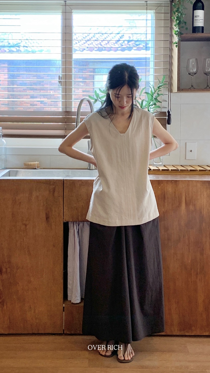 OVER RICH韓國㊣直郵東大門代購女裝新品休閑25春夏休閑褲OVER RICH休閑褲