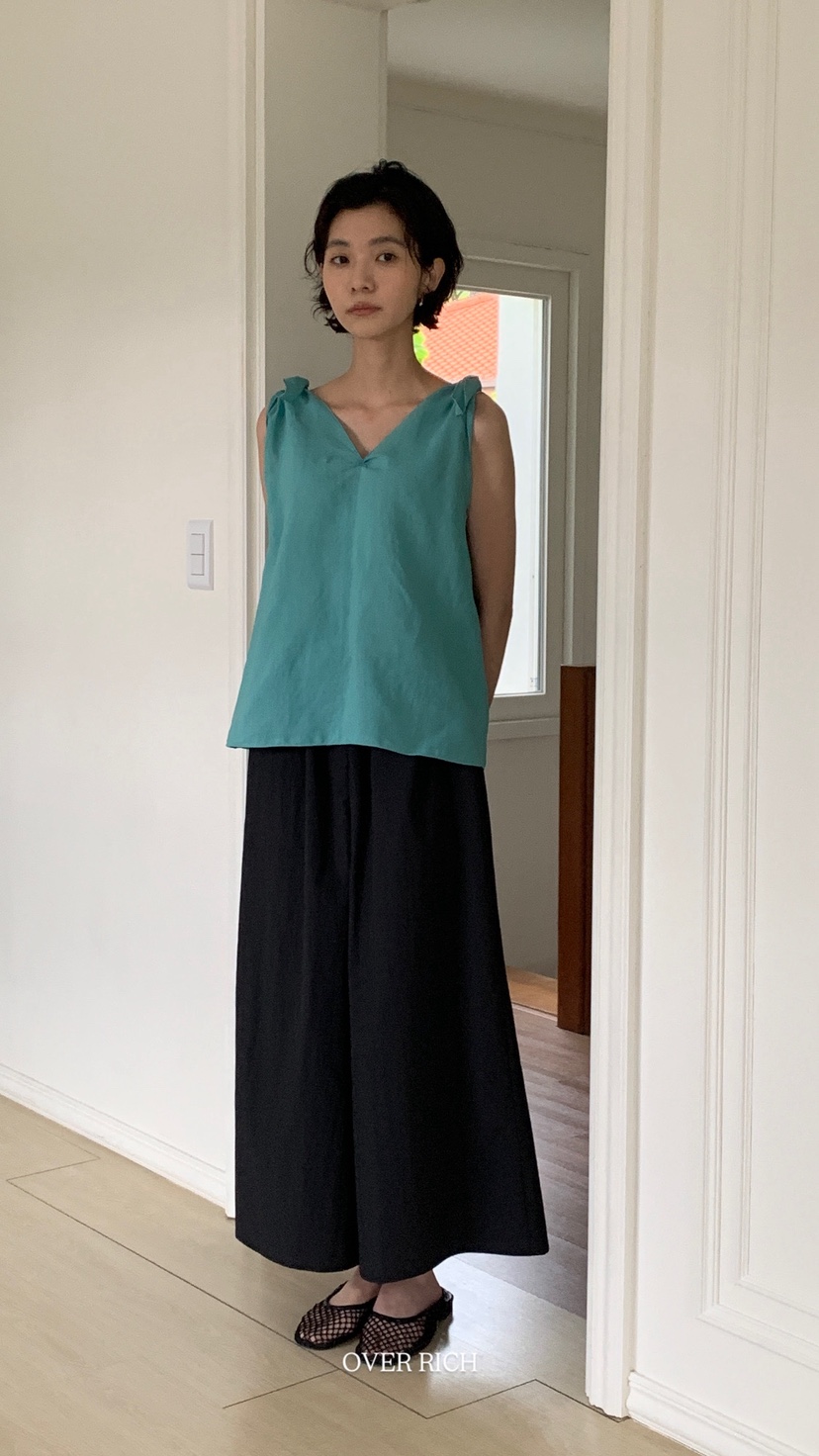 OVER RICH韓國㊣直郵東大門代購女裝新品休閑25春夏休閑褲OVER RICH休閑褲