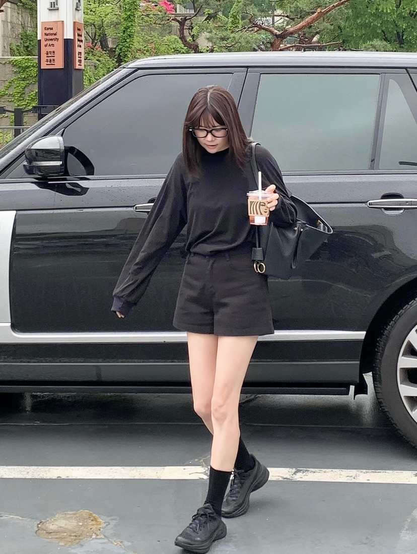 COURGETTE韓國㊣直郵東大門代購女裝新品休閑人氣25春夏長袖T恤COURGETTE長袖T恤