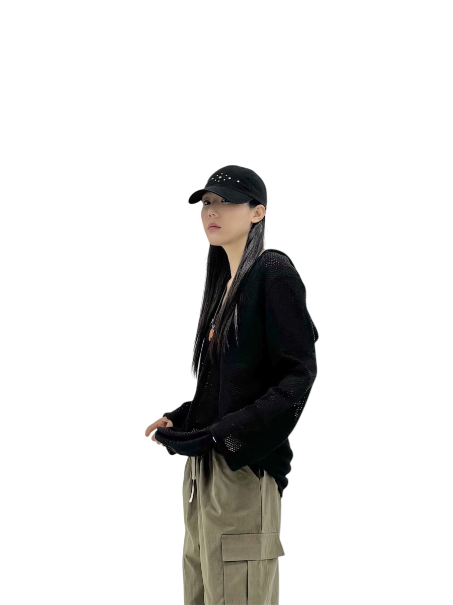 NOCTURNAL VIBE韓國㊣直郵東大門代購女裝新品熱賣連衣裙兜帽NOCTURNAL VIBE連衣裙