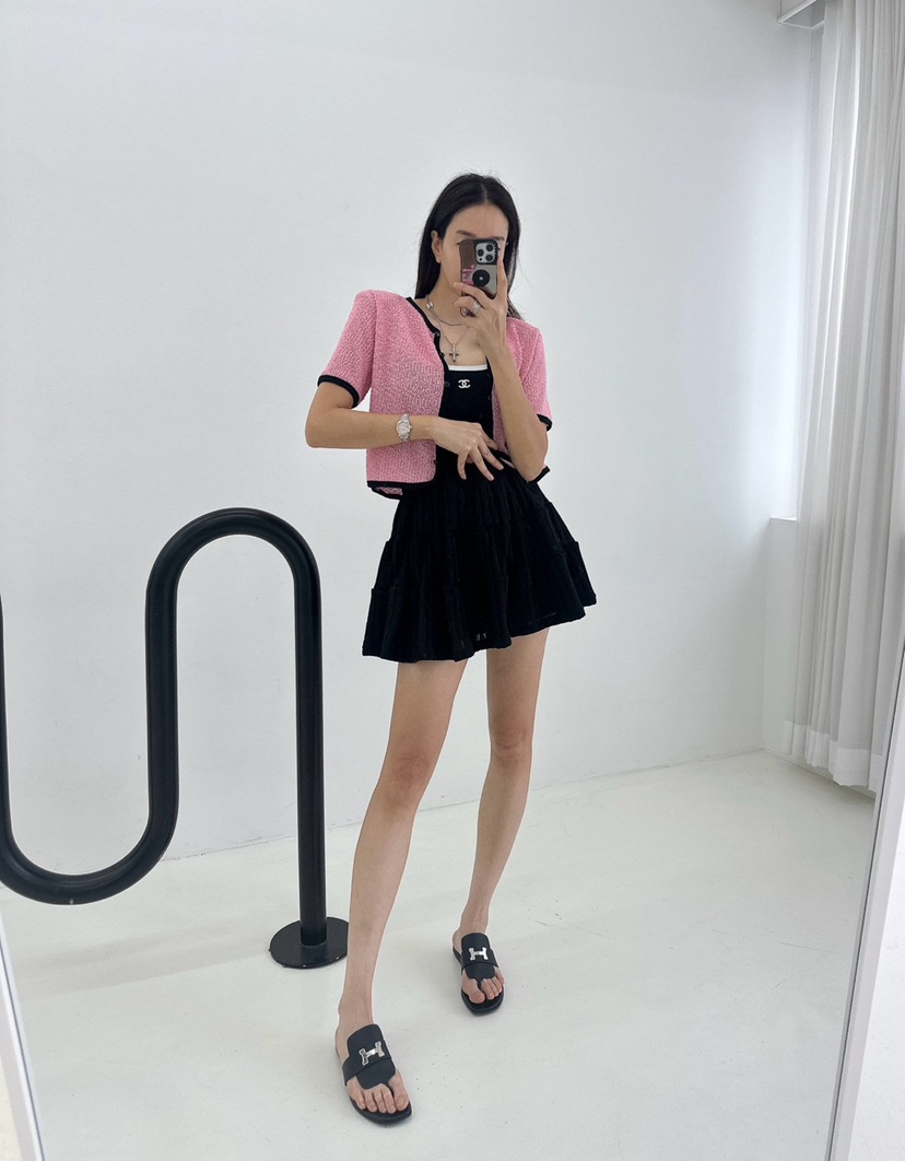 MABEL-Q韓國直郵㊣女裝新品人氣推薦休閑時尚25春夏熱賣短裙SOUIT by mabel-Q短裙