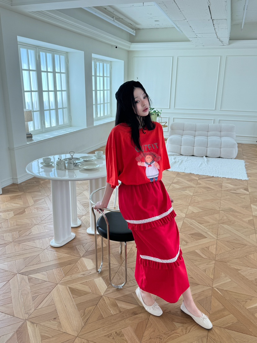 MAISONDEGLORY韓國直郵㊣女裝新品熱賣推薦25春夏長裙亞麻長款MAISON DE GLORY長裙