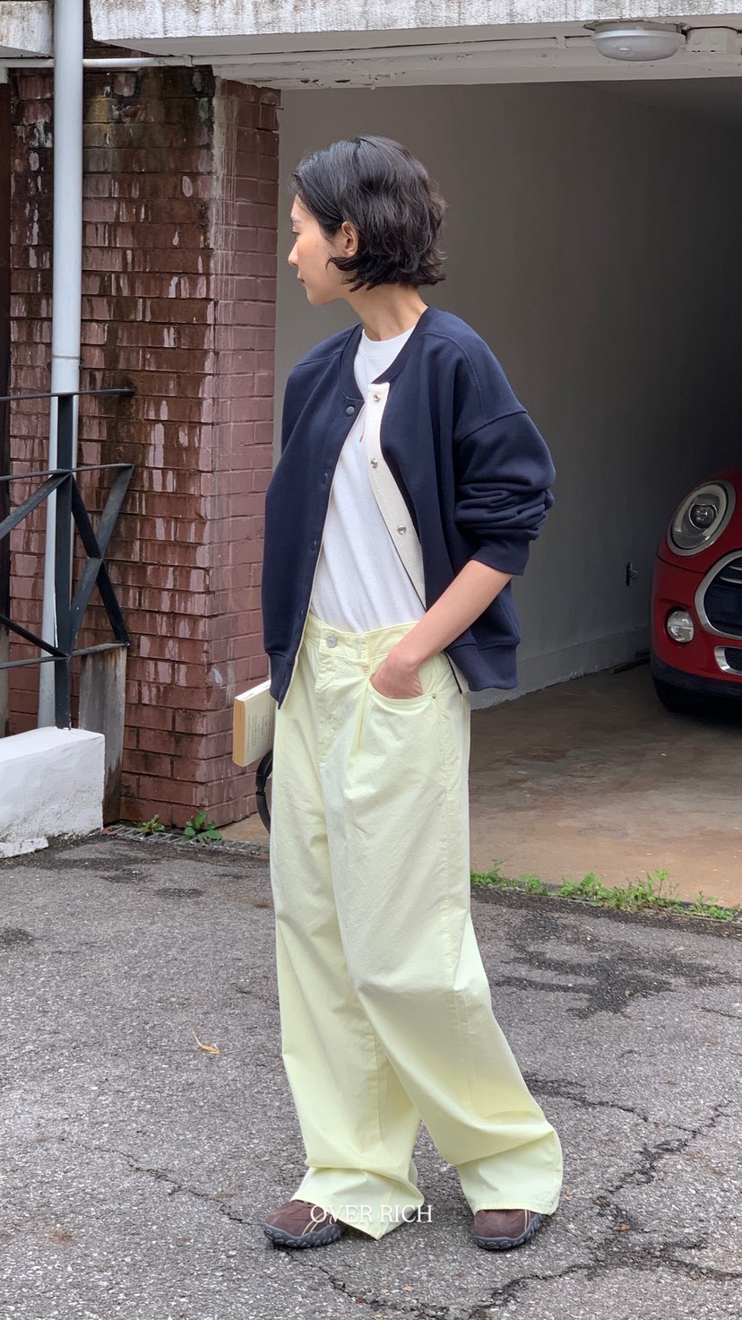 OVER RICH直郵韓國代購㊣女裝新品時尚熱賣人氣25春夏休閑褲OVER RICH休閑褲