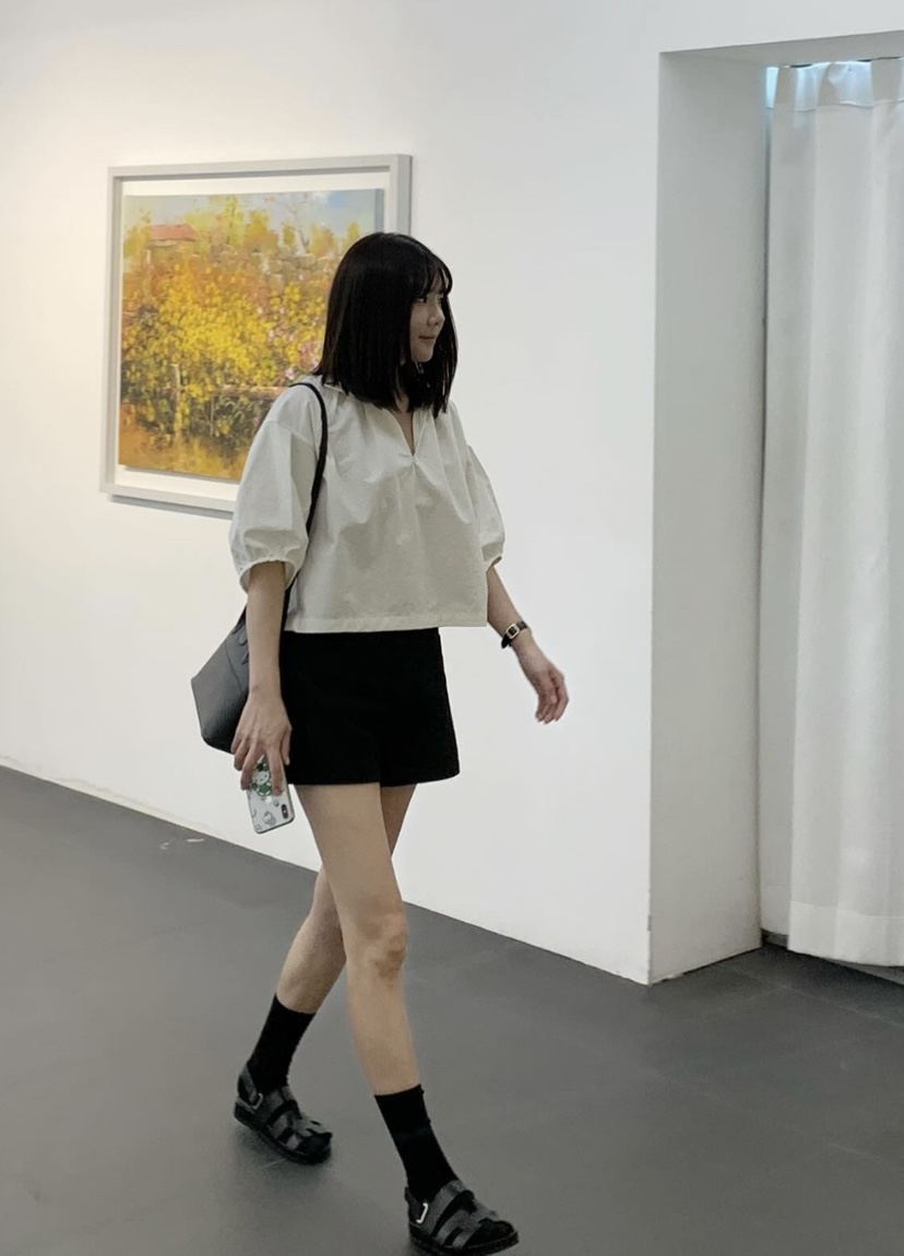 COURGETTE韓國㊣直郵東大門代購女裝新品推薦25春夏襯衫蕾絲衫COURGETTE襯衫/蕾絲衫