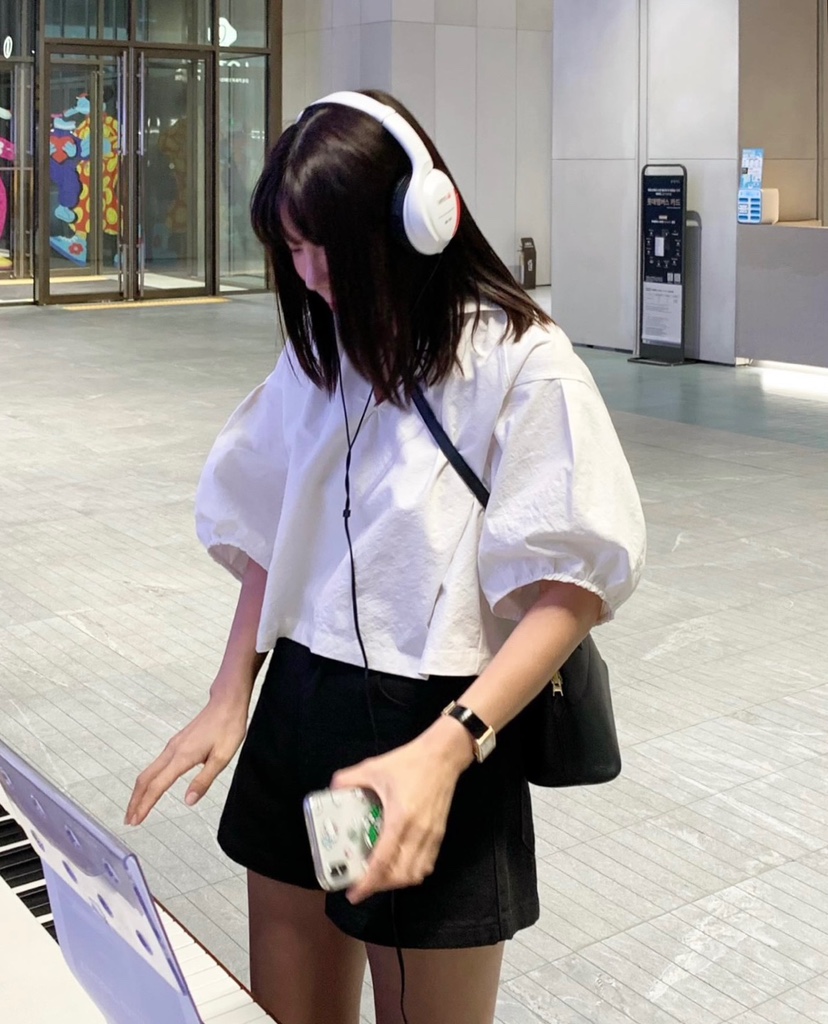 COURGETTE韓國㊣直郵東大門代購女裝新品推薦25春夏襯衫蕾絲衫COURGETTE襯衫/蕾絲衫
