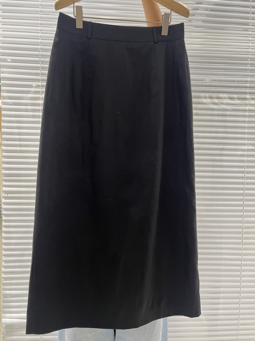 FF韓國直郵㊣東大門實拍女裝新款推薦25春夏半身裙中短裙亞麻FF/SUNDAY半身裙/中短裙圖色4