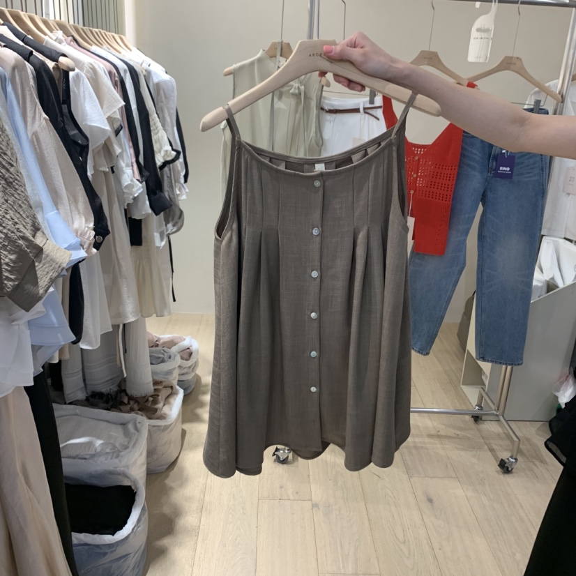 ARCHER韓國直郵㊣女裝新品25春夏休閑人氣時尚推薦吊帶背心ARCHER吊帶/背心圖色2