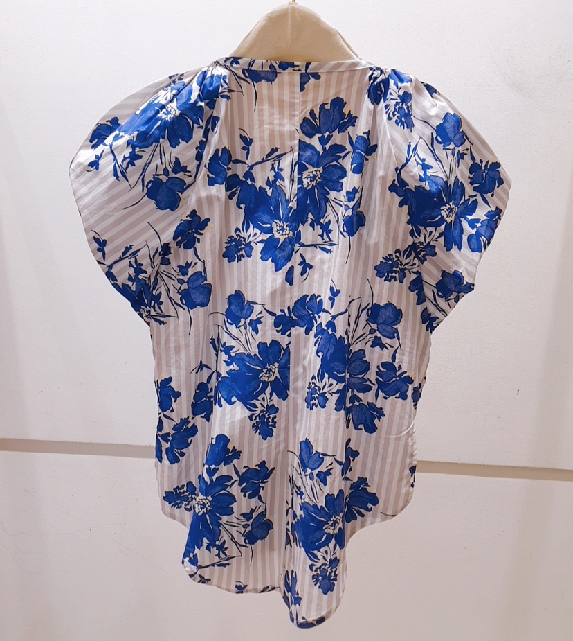 AWESOME-P直郵韓國代購㊣女裝新品25春夏襯衫蕾絲衫泡泡袖AWESOME-P襯衫/蕾絲衫