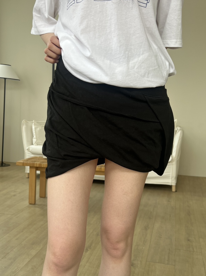 ADDICTED韓國直郵㊣東大門實拍女裝新品推薦休閑熱賣25春夏短裙ADDICTED短裙