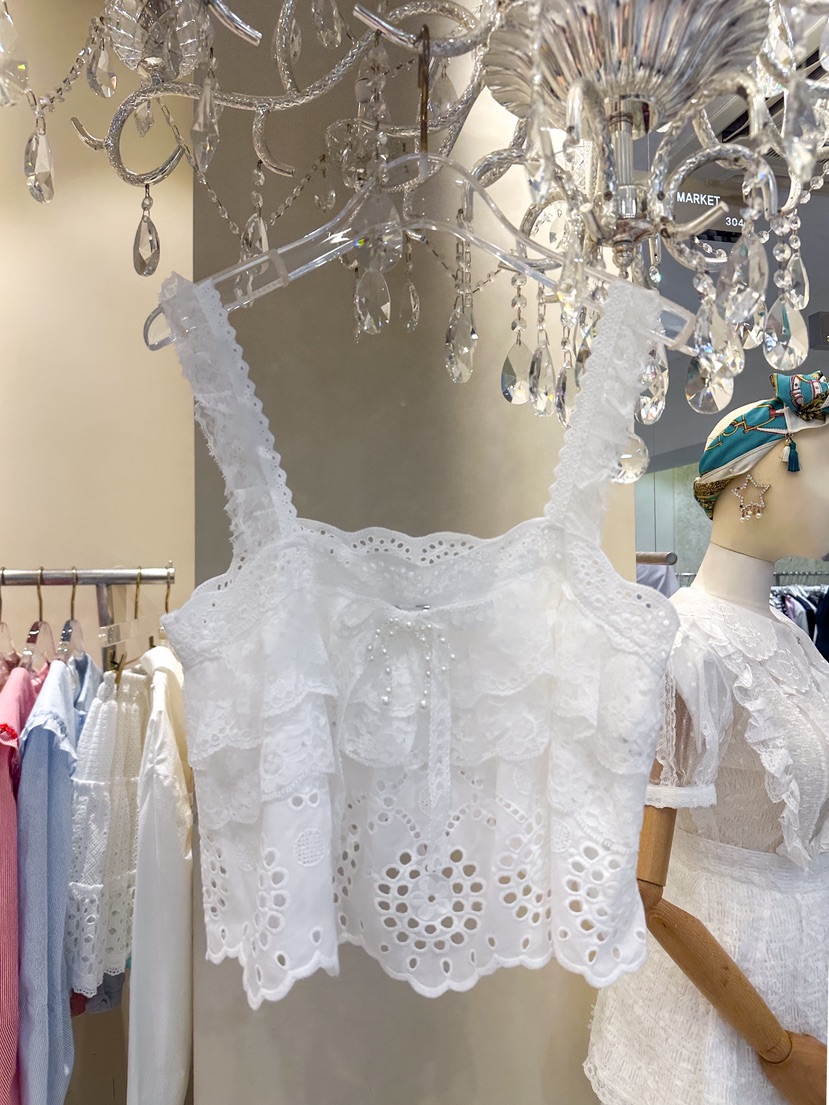 81 MARKET-L直郵韓國代購㊣女裝新品推薦休閑25春夏吊帶背心81 MARKET-L吊帶/背心圖色1