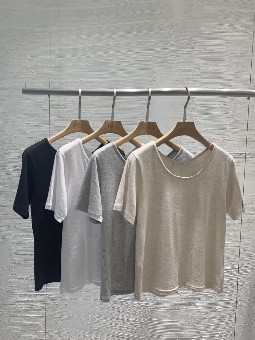 2BOTTLE韓國㊣直郵東大門代購女裝新品熱賣時尚休閑T恤披肩2BOTTLET恤