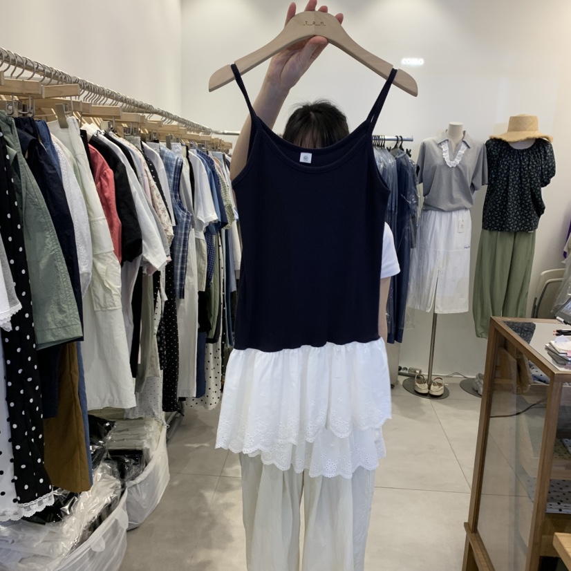 TAN&COMO韓國直郵㊣女裝新款時尚熱賣25春夏人氣吊帶背心tan-COMO吊帶/背心圖色3