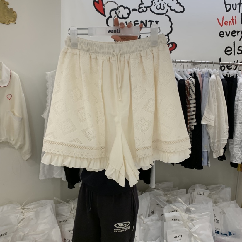 VENTI韓國㊣直郵東大門代購女裝新款時尚休閑25春夏熱賣短褲VENTI短褲圖色1