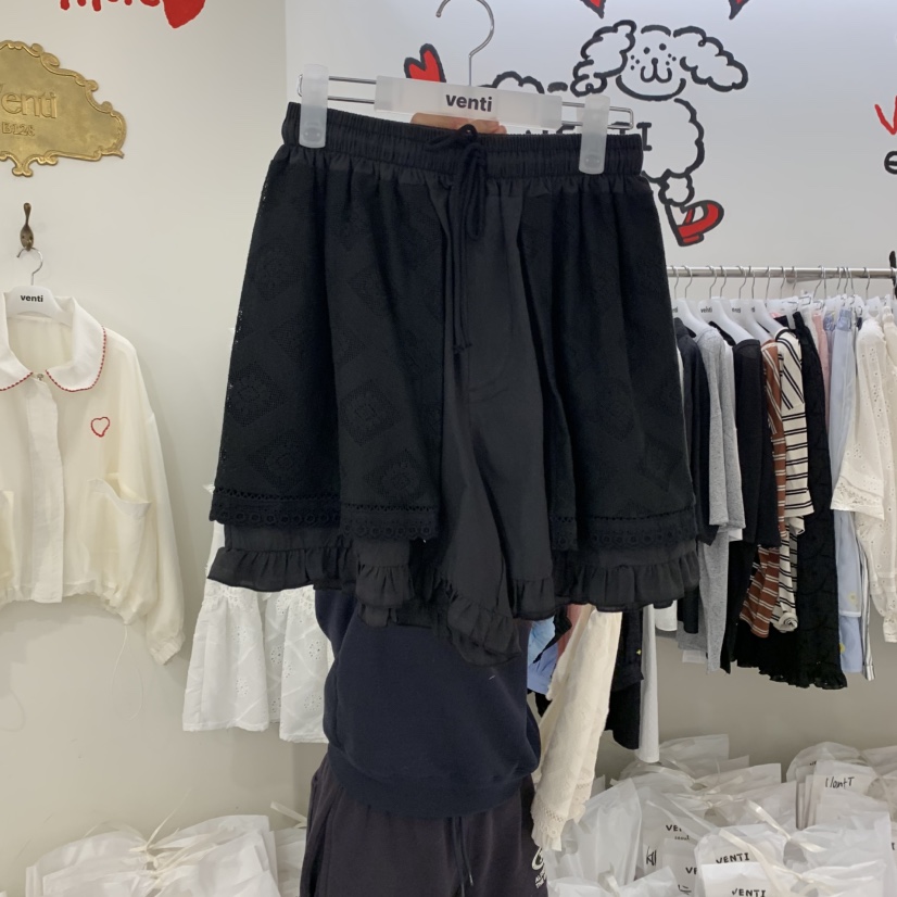 VENTI韓國㊣直郵東大門代購女裝新款時尚休閑25春夏熱賣短褲VENTI短褲圖色2
