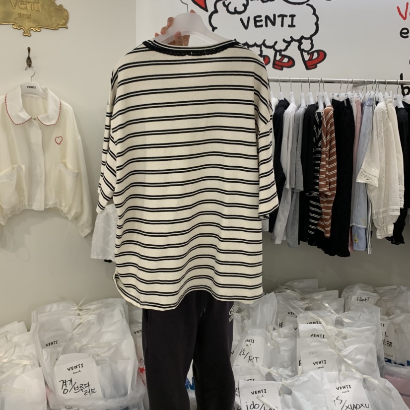 VENTI韓國㊣直郵東大門代購女裝新品推薦25春夏人氣熱賣T恤VENTIT恤