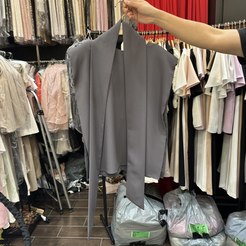 HERISH-HAUTE直郵韓國代購㊣女裝新品休閑時尚吊帶背心含圍巾HERISH-HAUTE吊帶/背心圖色2