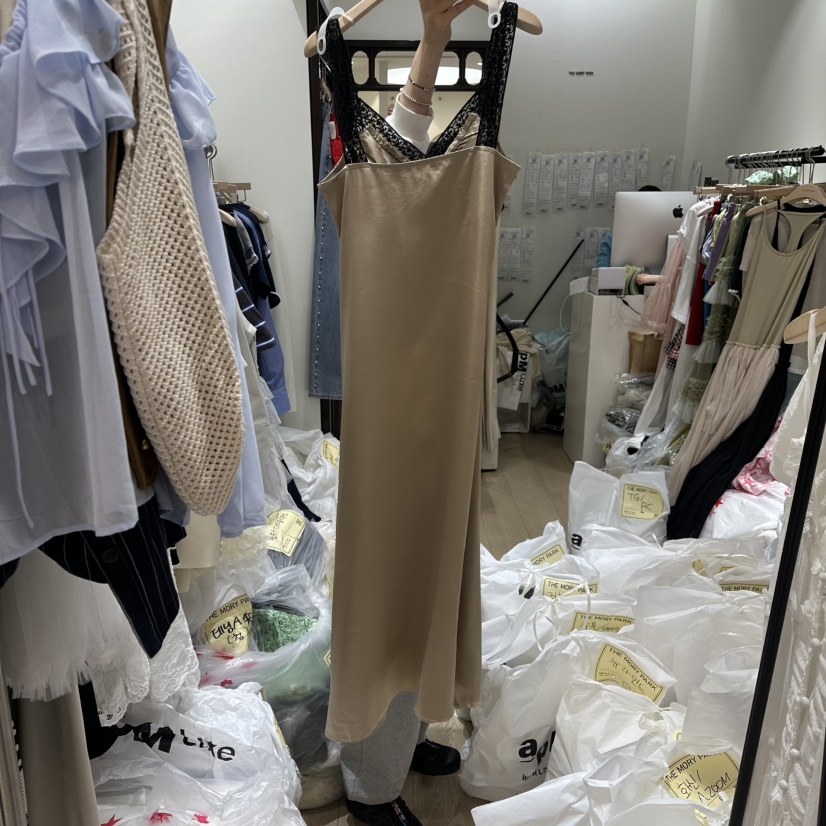 THEMORYPARK韓國直郵㊣女裝新款熱賣25春夏休閑時尚推薦連衣裙THE MORY PARK連衣裙